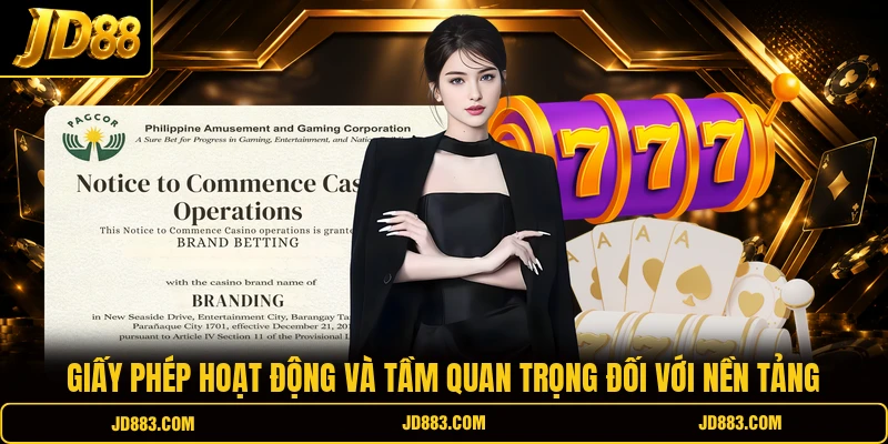 Giấy phép hoạt động và tầm quan trọng đối với nền tảng