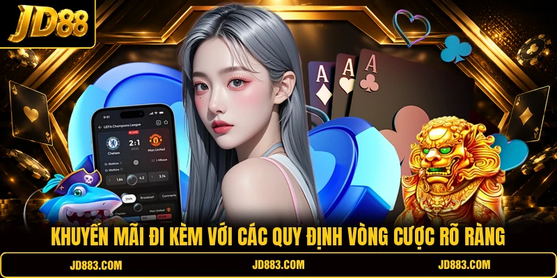 Khuyến mãi đi kèm với các quy định vòng cược rõ ràng